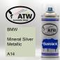 Preview: BMW, Mineral Silver Metallic, A14: 400ml Sprühdose, von ATW Autoteile West.